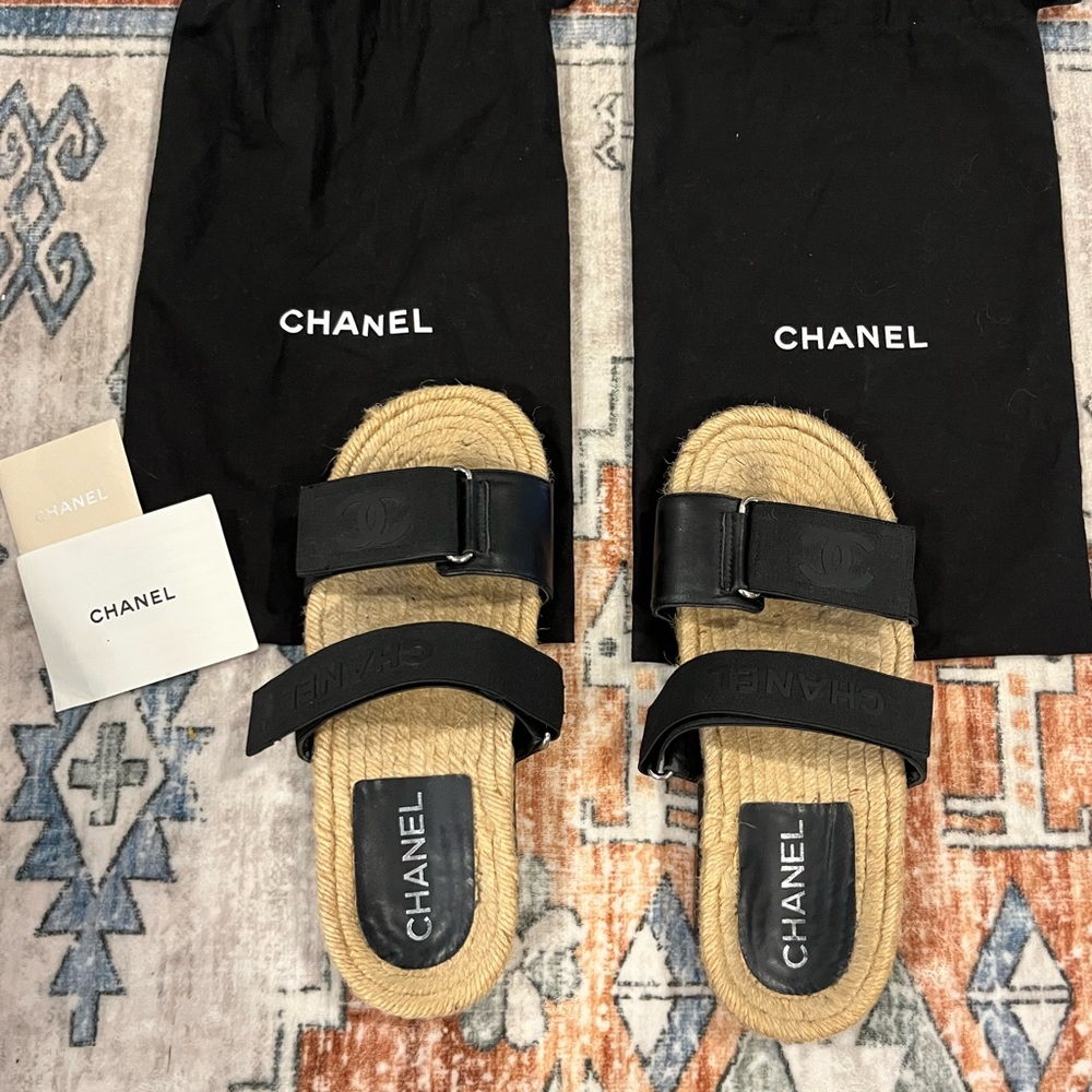 Chanel Espadrilles Sandal size 38